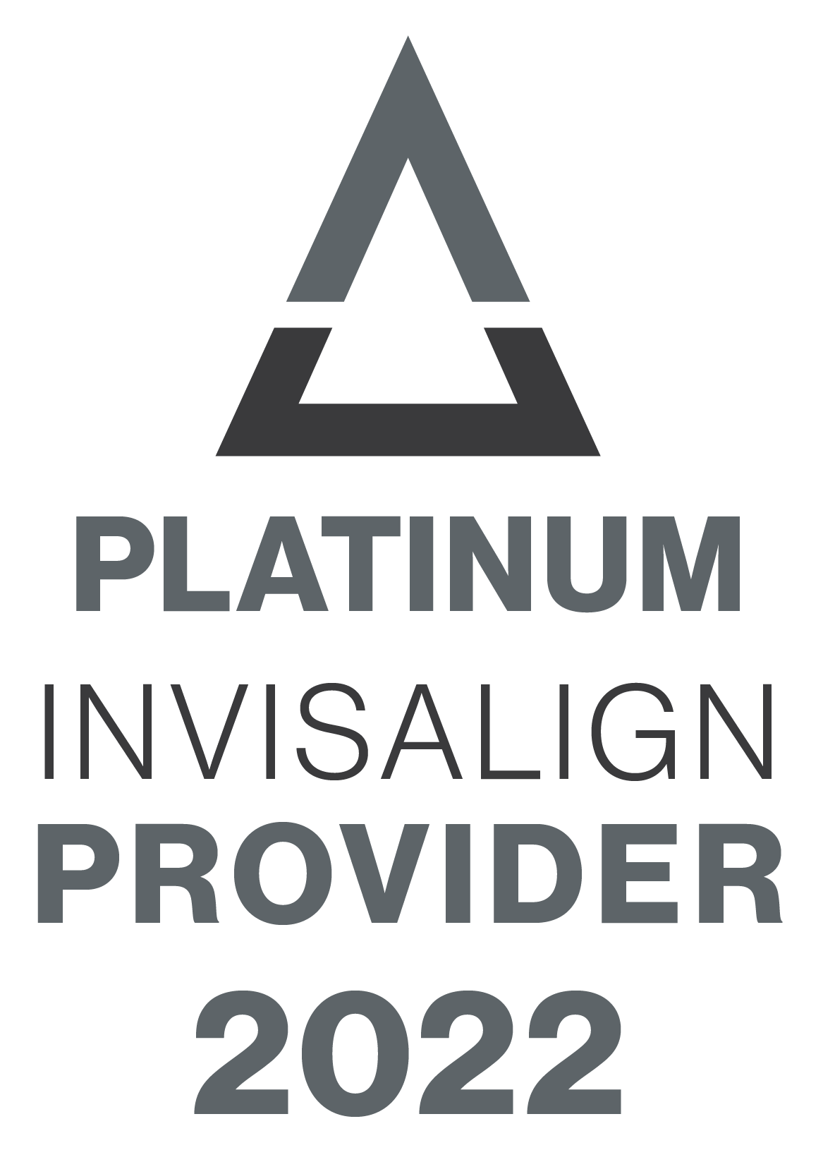 Platinum Invisalign Provider 2022 logo